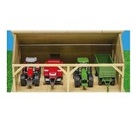 Kids globe - 610047 - hangar en bois pour tracteurs - échelle 1/50 G