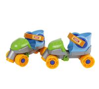 Kids Globe – Patins en ligne junior 720523 – Taille réglable 24-30 – Bleu/Vert