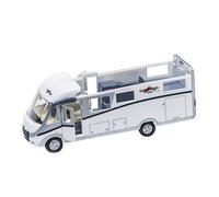 Kids Globe - Jouet camping-car Carthago Camper 510008, moteur à friction, feux, toit amovible, 16 cm