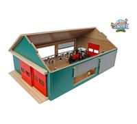 Kids Globe Clapier En Bois - Jouet - Toit Rabattable - Ferme Échelle 1 32 - Clapier En Bois - 610250