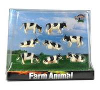 Van Manen – Kids Globe 8 Vaches frisonnes 1:87 – 8 pièces