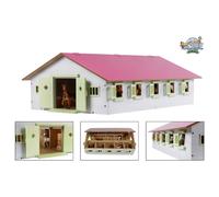 Kids Globe Écurie De Chevaux Avec 9 Box À Cheveux 1:232 Rose 610188