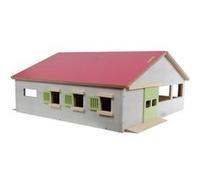 Kids Globe Écurie de chevaux jouet avec 3 boxes et voie 1:32, écurie jouet, écurie de chevaux jouet,, écuries jouet G