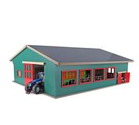 Kids Globe Farming 610310 Clapier (Portes Mobiles, Toit Amovible, échelle 1:32, étable à bétail, Ferme, Accessoires de Ferme pour Enfants, Jouets de Ferme)