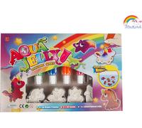 Kids Globe Licorne 3D Aqua Gel Figurines DIY Set Créatif dès 5 ans