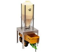 Kids Globe Mega silo d'alimentation 1:32 570062 Blanc G