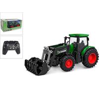 Kids Globe Tracteur télécommandé 2,4 GHz 27 cm Vert et rouge