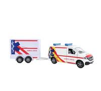 Kids Globe VW Transporter Ambulance avec remorque