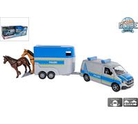 Kids Globe VW Transporter Police avec remorque pour chevaux Jouet Enfants 520359
