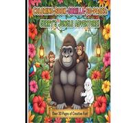 Kids gorilla coloring books: Children colouring book