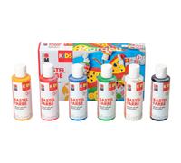 KiDS Gouache pour enfant 80 ml, kit de 6
