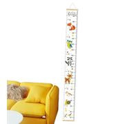 Kids Growth Chart, Height Measurement Ruler for Wall, Removable Wall Decor for Children, Ideal for Nursery, Playroom, Girls Bedroom, Bathroom, Classroom, Home Tracking Display