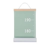 Kids Growth Height Chart, Hanging Measurement Ruler, Wall Mounted Canvas Ruler with Style, Practical Room Accessory for Kids Children Boys Girls Home Living Room Bedroom Classroom Playroom
