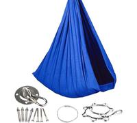 Kids Hammock Swing - 110.24 inches Kids Hammock Swing | Child Swiñg Seat - Breathable Polyester Elastic Support Providing Safe Relaxing Play for Bedroom Balcony Garden Patio Camping and Outdoor Fun