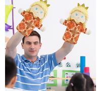 Kids Hand Puppets, Fairy Tale Puppets, Interactive Education Toy, Preschool Storytelling Tool, Engaging Play for Cultural Learning Family Entertainment Home Use, 11.81 inches