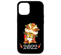 Kids Happy Chinese New Year Cartoon Year of the Tiger 2022 Coque pour iPhone 12/12 Pro