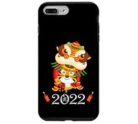 Kids Happy Chinese New Year Cartoon Year of the Tiger 2022 Coque pour iPhone 7 Plus/8 Plus