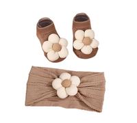 Kids Headbands | Serre-Têtes Mignons Anti-Dérapants | Sets En Coton Avec Serre-Tête Et Chaussettes,Pour Enfant Garçon Marche Photo Anniversaire Maison Extérieur Baptême Cérémonie Quotidien