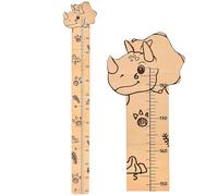 Kids Height Ruler, Growth Chart For Wall, Height Record Ruler, PVC, Animal Cartoon Design, Wall Mounted Decorative Space Saving Playful Cute Wall Height Measurement for Kids, 200g