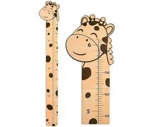 Kids Height Ruler, Growth Chart For Wall, Height Record Ruler, PVC, Animal Cartoon Design, Wall Mounted Decorative Space Saving Playful Cute Wall Height Measurement for Kids, 200g