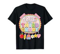 Kids Hello 3rd Grade Back to School Cute Girls Third Grader T-Shirt