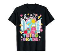 Kids Hello 3rd Grade Back to School Cute Girls Third Grader T-Shirt