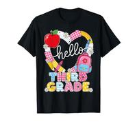 Kids Hello 3rd Grade Back to School Cute Girls Third Grader T-Shirt