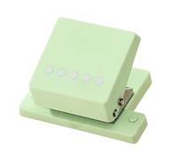 Kids Hole Punch, Portable Manual Cutting Tool, Non Slip Badge Hole Punch for Binding Discbound Notebooks Planners Scrapbooks Cards Photo Albums Envelopes Letters School Craft Projects Studio Use