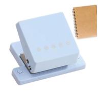 Kids Hole Punch, Portable Manual Cutting Tool, Non Slip Badge Hole Punch for Binding Discbound Notebooks Planners Scrapbooks Cards Photo Albums Envelopes Letters School Craft Projects Studio Use