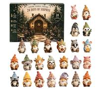 Kids Holiday Countdown Calendar Flat Animal Dwarf Theme Party Home Ornament