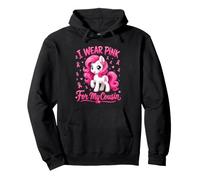 Kids I Wear Pink for My Cousin Cute Pony Cancer du Sein Sweat à Capuche