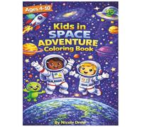 Kids in Space Adventure Coloring Book
