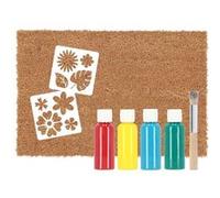 Diy paillasson fleurs