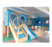 Kids Indoor Playground Set with Ball Pit, Slide & Climbing Modules - Safe, Durable Play Structure for Home, Daycare & Commercial Use, Multiple Themes & Colors Available(B)