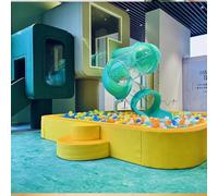 Kids Indoor Playground Set with Ball Pit, Slide & Climbing Modules - Safe, Durable Play Structure for Home, Daycare & Commercial Use, Multiple Themes & Colors Available(E)