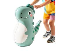 Kids Inflatable Boxing Toy, Dinosaur Standing Punching Column, Active Play | Blow Up Punching Bag, Cartoon Fun Dinosaur Inflatable Boxing Toys, Punching Bag Toys, Dinosaur Inflatable, Holiday Birthday,