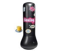Kids Inflatable Punching Bag, Toddler Blow Up Boxing Sandbag, Anti-Tipping Fitness Toy, Soft Safe Exterior, Ideal for Training, Home, Gym, Indoors, Workplace, 25.59x47.24 inches