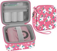Kids Instant Camera Case Compatible with GREENKINDER/CAMCLID/Gofunly and Printing Paper,Toys Gifts for Kids Christmas (Case Only),Unicorn Pink,Child Luggage