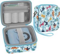 Kids Instant Camera Case Compatible with GREENKINDER/CAMCLID/Gofunly and Printing Paper,Toys Gifts for Kids Christmas (Case Only),Blue Dinosaur,Child Luggage