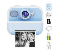 Kids Instant Print Camera | Kids Digital Camera | Digital Camera Girls | Childrens Digital Camera, Portable Kids Camera, Kids Photography Toys, Card Included, Instant Print Camera Kids