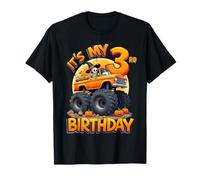 Kids It's My 3rd Birthday Boy Halloween Monster Truck T-Shirt
