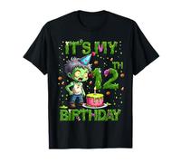 Kids It's My 3rd Birthday Girl Halloween Mermaid Skeleton T-Shirt