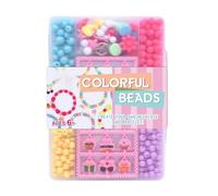 Kids Jewelry Making Kit - 4800+ Pieces Bead Set for Bracelet, Necklace with 44 Pendants, Storage Case for Handcraft Activities, Arts Crafts, for Children Boys Girls, Toddler Son Daughter
