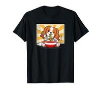 Kids Kawaii Ramen Cavalier King Charles Spaniel Lover T-Shirt