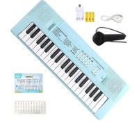Kids Keyboard Piano - ABS 37 Key 41x15cm 16.14x5.91in Rechargeable Toy | Piano With Microphone | Electronic Musical Instrument | Beginner Keyboard For Children Learning Playing And Creative Fun