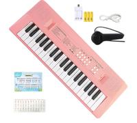 Kids Keyboard Piano - ABS 37 Key 41x15cm 16.14x5.91in Rechargeable Toy | Piano With Microphone | Electronic Musical Instrument | Beginner Keyboard For Children Learning Playing And Creative Fun