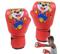Kids Kickboxing Gloves, PU Leather Breathable Cartoon Pattern Junior Training Mitt, Training Sparring Gloves For Punch Bag Speed Ball Pads Punching Workout, For Punching Bag, Kickboxing