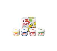 MARABU KiDS Kit de gouache au doigt, 100 ml, kit de 6