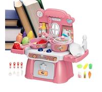 Kids Kitchen Playset, Cooking Set Toy Accessories, Twenty Four Pieces Learning Games, 11.81x6.5 Inches Fine Motor Skill Playset, Educational Package For Ages Over Three Boys Girls Toddler Kindergarten