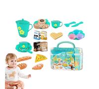 Kids Kitchen , Toddler Kitchen Set, Toy Food Plaything, Portable Storage Case, Fun Educational Cooking Toys for Home, Daycare Center, Early Childhood Role-Playing Activities